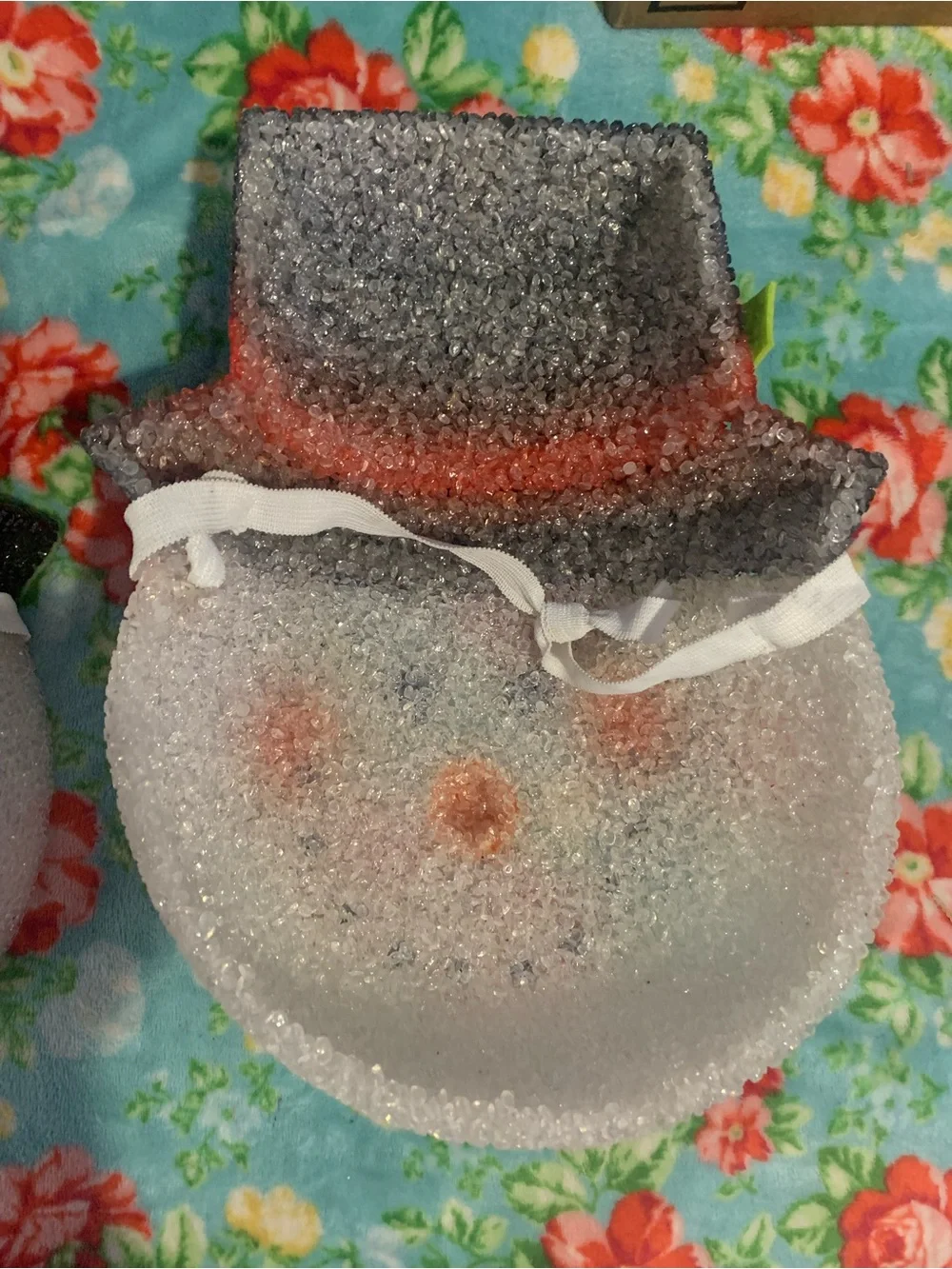 Frosty The Snowman Like Plastic Porch/Garage Light Covers
